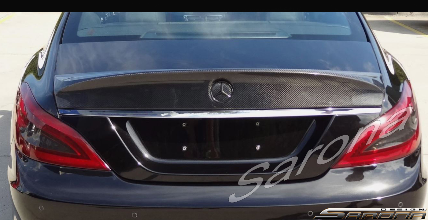 Custom Mercedes CLS  Sedan Trunk Wing (2012 - 2018) - $390.00 (Part #MB-120-TW)